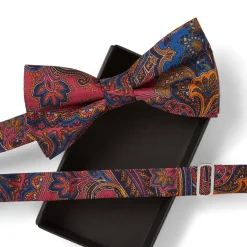 Nœuds Papillon*Draeger Paris Noeud papillon Paisley bordeaux