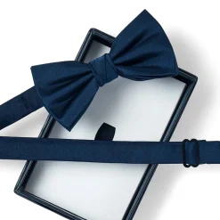 Nœuds Papillon*Draeger Paris Noeud papillon satin bleu marine