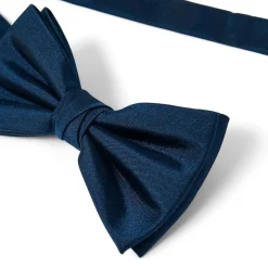 Nœuds Papillon*Draeger Paris Noeud papillon satin bleu marine