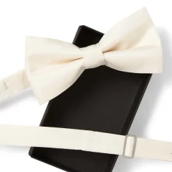 Nœuds Papillon*Draeger Paris Noeud papillon twill écru