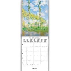 Calendriers|Agendas*Draeger Paris Petit Calendrier Mensuel 2025 14x18 cm - Monet