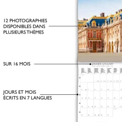 Calendriers|Agendas*Draeger Paris Petit Calendrier Mural 14x18 cm 2025