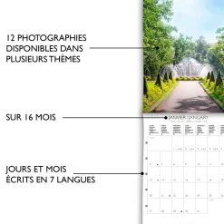 Calendriers|Agendas*Draeger Paris Petit Calendrier Mural 14x18 cm 2025