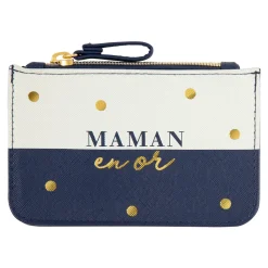 Pochettes & Trousses|Pochettes & Miroirs*Draeger Paris Petite pochette Maman en or