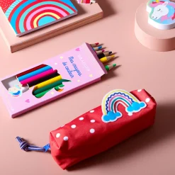 Fournitures Scolaires*Draeger Paris Petite trousse arc-en-ciel