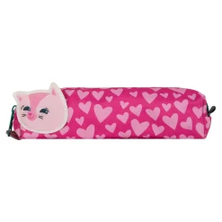 Fournitures Scolaires*Draeger Paris Petite trousse chat coeurs