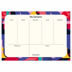 Semainiers|Organiseurs*Draeger Paris Planificateur semainier 2025 - 28x20 cm - Multicolore
