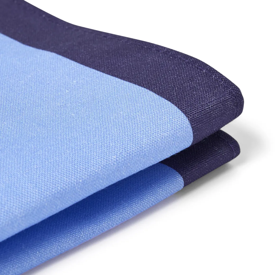 Pochette De Costume*Draeger Paris Pochette de costume en lin - bleu et violet