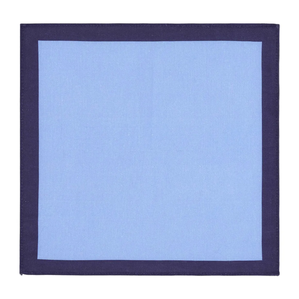 Pochette De Costume*Draeger Paris Pochette de costume en lin - bleu et violet