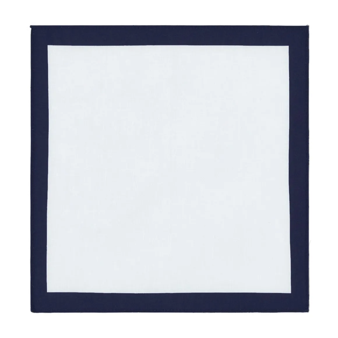 Pochette De Costume*Draeger Paris Pochette de costume en lin - blanc et marine