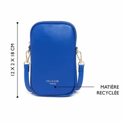 Pochettes De Téléphone*Draeger Paris Pochette de Téléphone Bleu