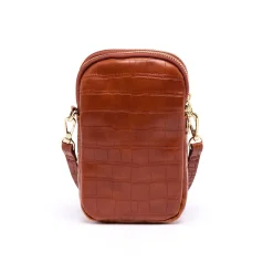 Sac Finition Croco|Pochettes De Téléphone*Draeger Paris Pochette de Téléphone Croco - Cognac