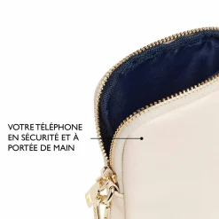 Pochettes De Téléphone*Draeger Paris Pochette de Téléphone Ivoire