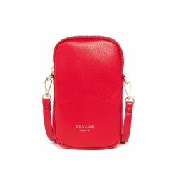 Pochettes De Téléphone*Draeger Paris Pochette de Téléphone Rouge