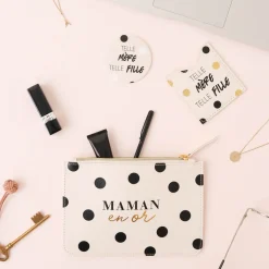 Pochettes & Trousses|Pochettes & Miroirs*Draeger Paris Pochette Maman je t'aime