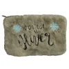 Pochettes & Trousses|Pochettes & Miroirs*Draeger Paris Pochette Peluche Bonjour l'Hiver