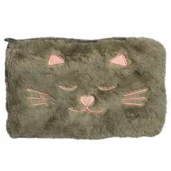 Accessoires Cocooning|Pochettes & Trousses*Draeger Paris Pochette peluche Chat