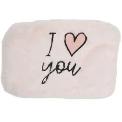 Accessoires Cocooning|Pochettes & Trousses*Draeger Paris Pochette peluche I love you