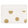 Porte-cartes*Draeger Paris Porte-cartes pois dorés - blanc