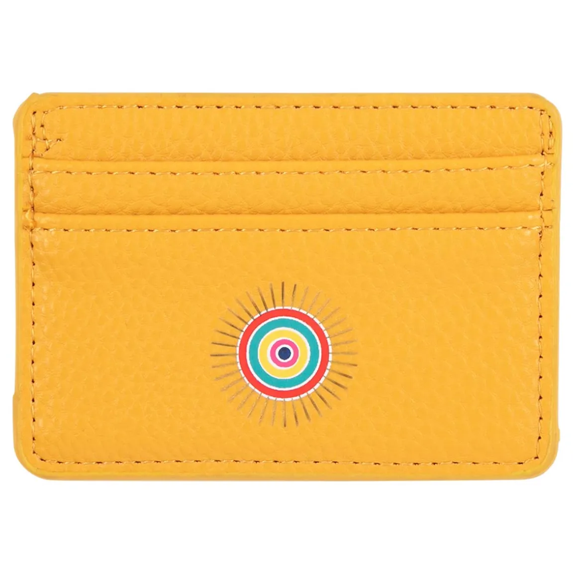 Porte-cartes*Draeger Paris Porte-cartes soleil - jaune moutarde