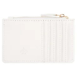 Porte-cartes*Draeger Paris Porte-cartes zippé - blanc et doré