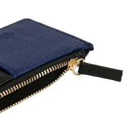 Porte-cartes*Draeger Paris Porte-cartes zippé - bleu marine et noir