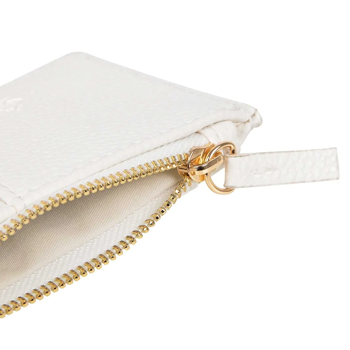 Porte-cartes*Draeger Paris Porte-cartes zippé - Love - blanc