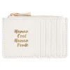 Porte-cartes*Draeger Paris Porte-cartes zippé - Maman cool maman poule - blanc