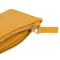 Porte-cartes*Draeger Paris Porte-cartes zippé - Mon coup de coeur - jaune moutarde