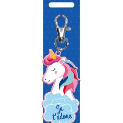 Fournitures Scolaires*Draeger Paris Porte-clés enfant - Je t'adore