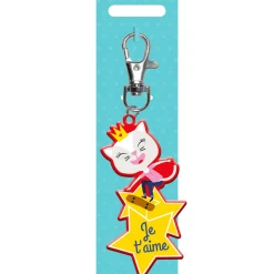 Fournitures Scolaires*Draeger Paris Porte-clés enfant - Je t'aime