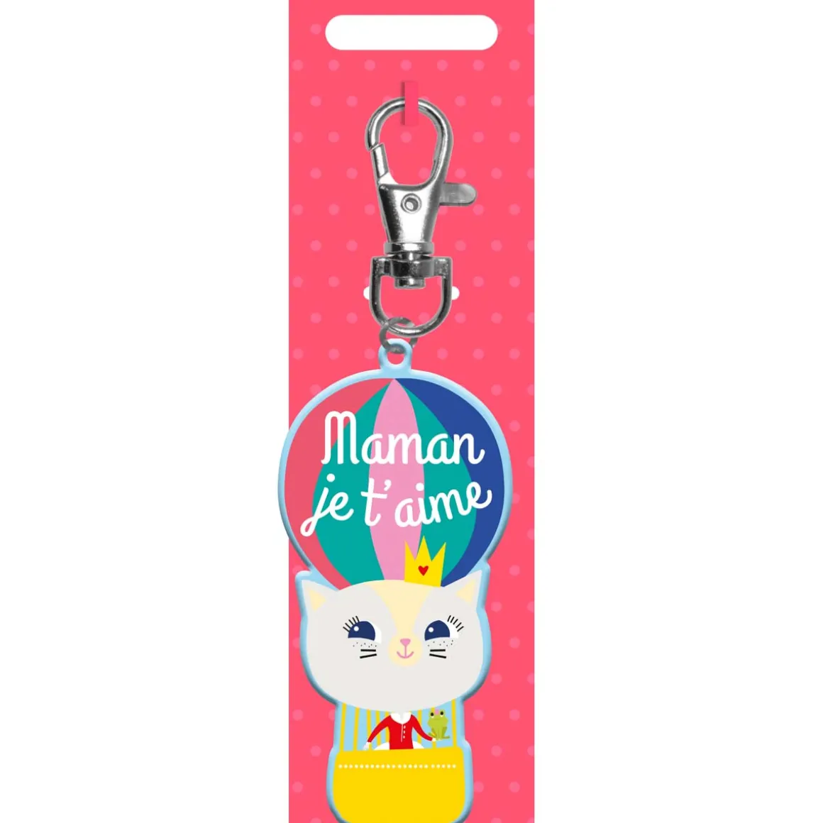 Fournitures Scolaires*Draeger Paris Porte-clés enfant - Maman je t'aime