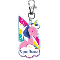 Fournitures Scolaires*Draeger Paris Porte-clés enfant - Super maman