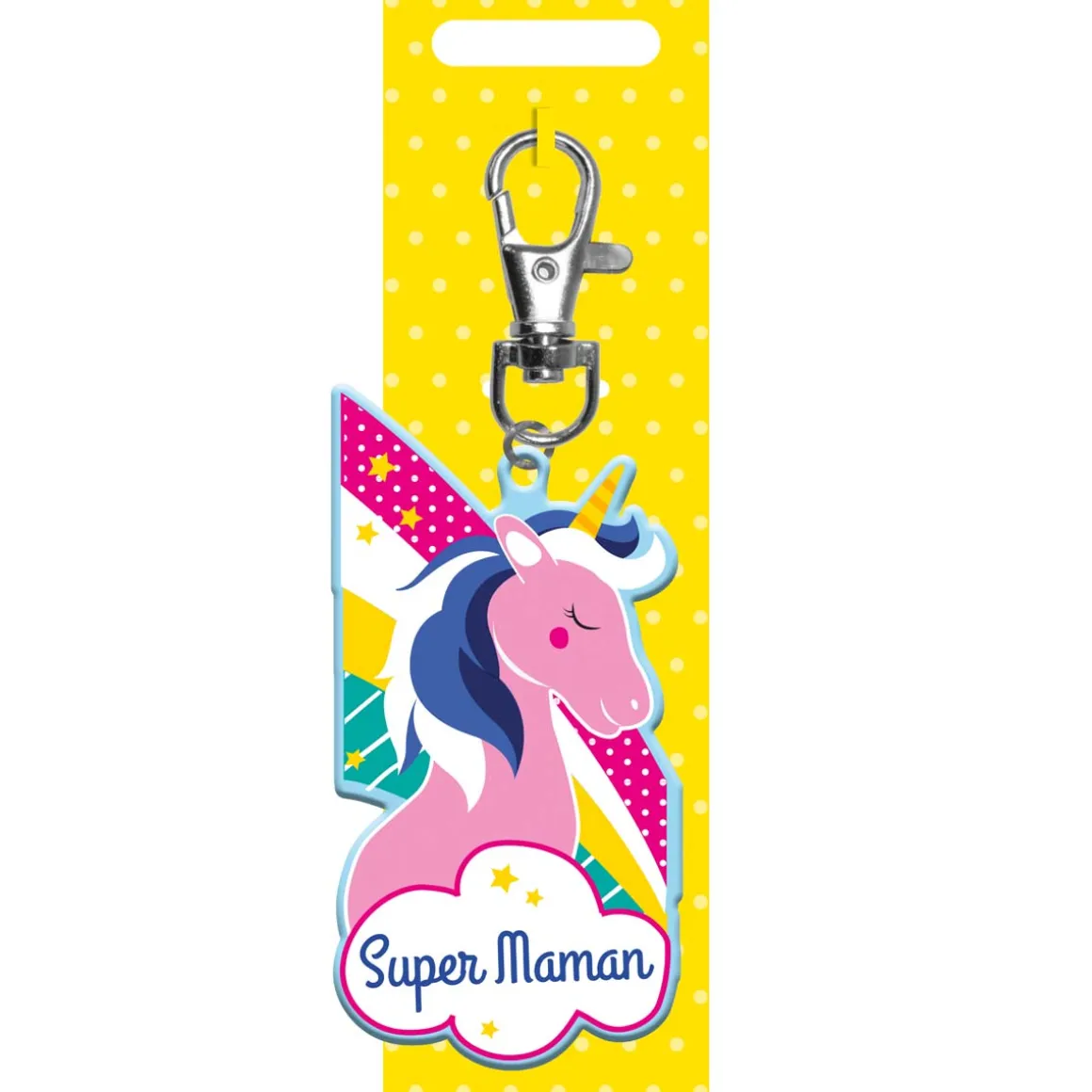 Fournitures Scolaires*Draeger Paris Porte-clés enfant - Super maman