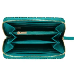 Portefeuilles*Draeger Paris Portefeuille femme - motifs graphiques - vert