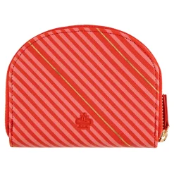 Porte-monnaies*Draeger Paris Porte-monnaie - rayures roses et rouges