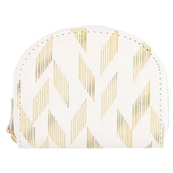 Porte-monnaies*Draeger Paris Porte-monnaie - traits dorés - blanc