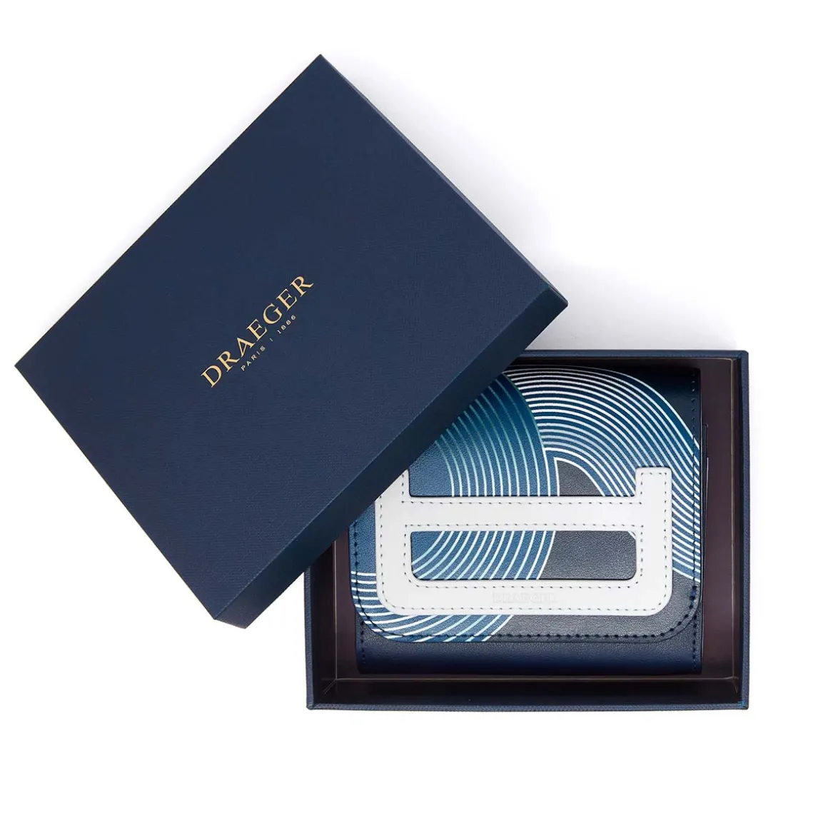 Porte-monnaies*Draeger Paris Porte-monnaie femme à rabat 100% cuir - A fermeture