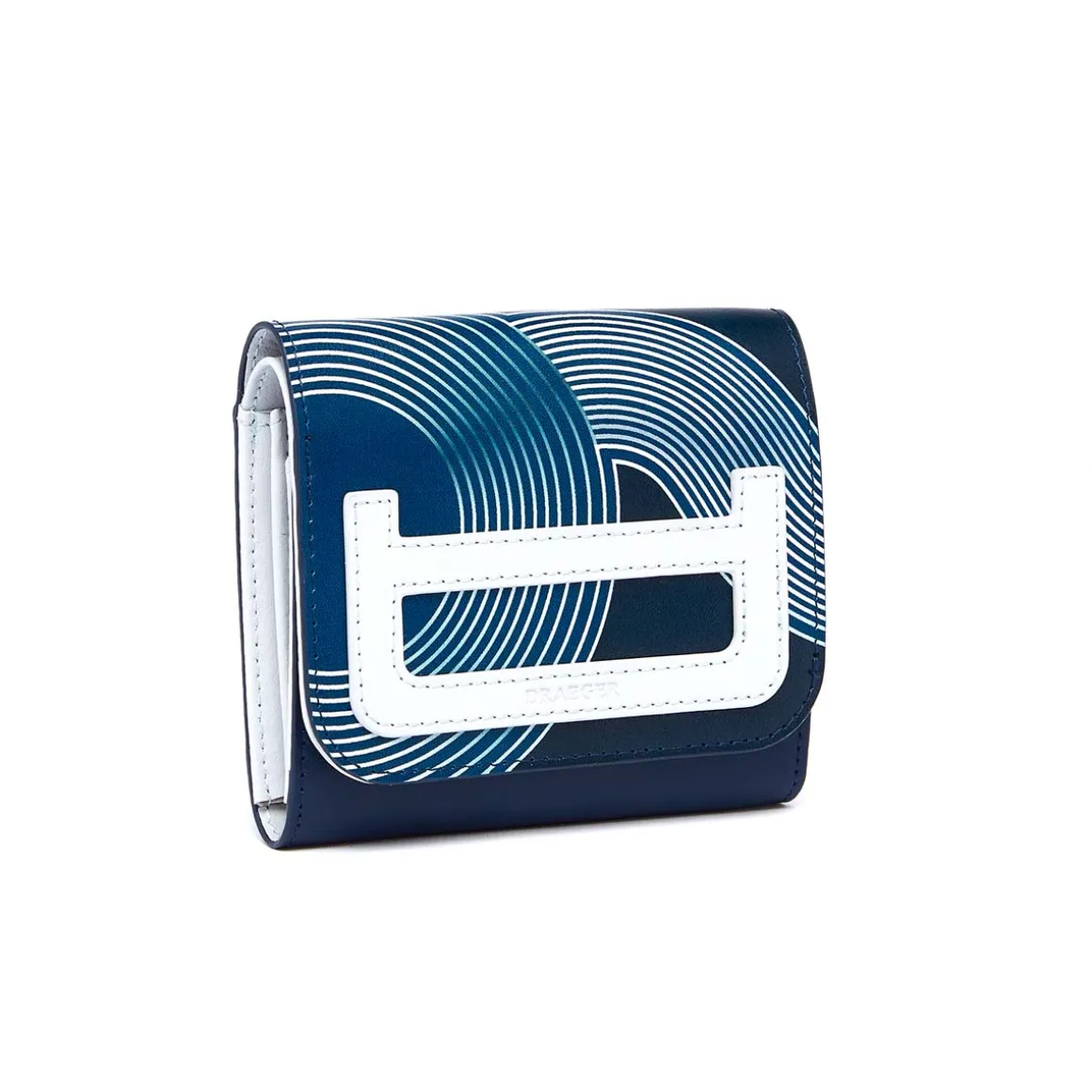 Porte-monnaies*Draeger Paris Porte-monnaie femme à rabat 100% cuir - A fermeture