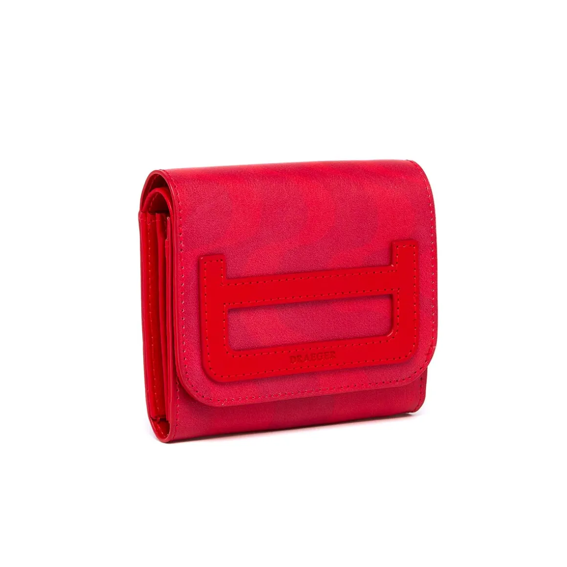 Porte-monnaies*Draeger Paris Porte-monnaie femme à rabat 100% cuir - A fermeture