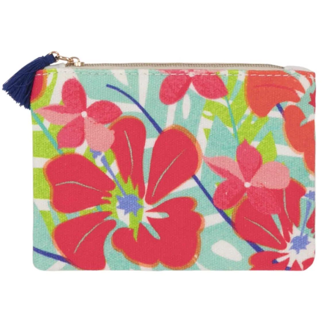 Porte-monnaies*Draeger Paris Porte-monnaie imprimé Hibiscus