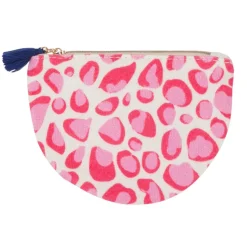 Porte-monnaies*Draeger Paris Porte-monnaie imprimé rouge et rose