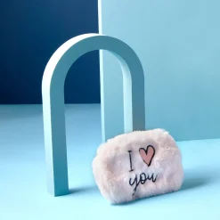 Accessoires Cocooning|Porte-monnaies*Draeger Paris Porte-monnaie peluche I love you