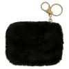 Accessoires Cocooning|Porte-monnaies*Draeger Paris Porte-monnaie peluche noir