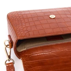 Sac Finition Croco|Sac À Main Camille*Draeger Paris Sac à Main Camille Croco - Cognac