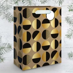 Sacs & Pochettes Cadeaux*Draeger Paris Sac Cadeau Grand format Ronds anses blanches