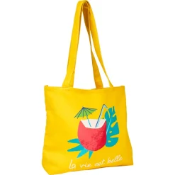 Vacances & Voyages|Sac Tote Bag*Draeger Paris Sac Tote Bag Coton - Plusieurs Motifs