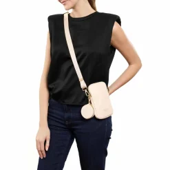 Sangles Pochette De Telephone*Draeger Paris Sangle pour Pochette Téléphone Beige