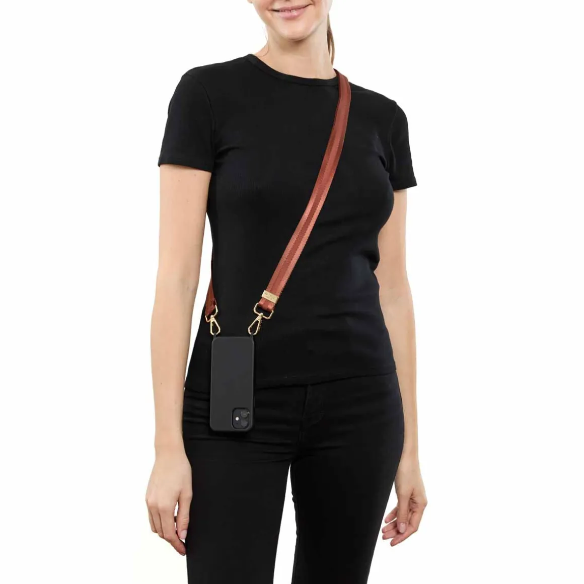 Sangles Pochette De Telephone*Draeger Paris Sangle pour Pochette Téléphone Camel