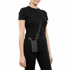 Sangles Pochette De Telephone*Draeger Paris Sangle pour Pochette Téléphone Noir